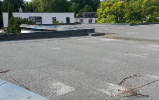 flat roof ponding